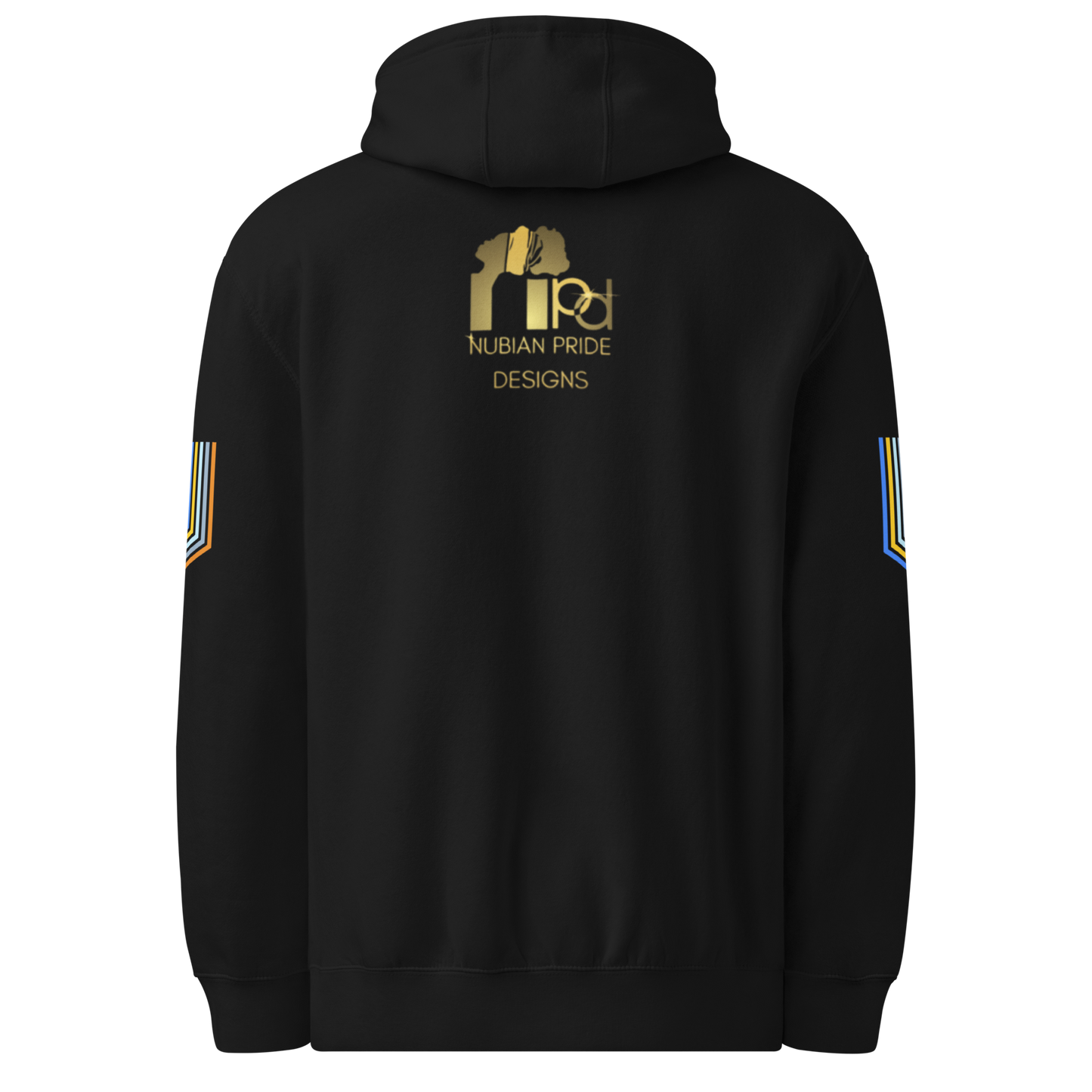 The Adidas Fleece Unisex Hoodie with Tribal Print & African Print Logo