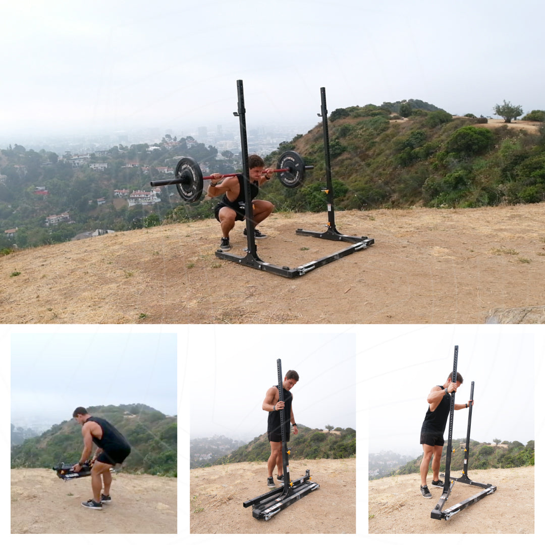 Verse® Agile Rack PRO — Folding and Portable