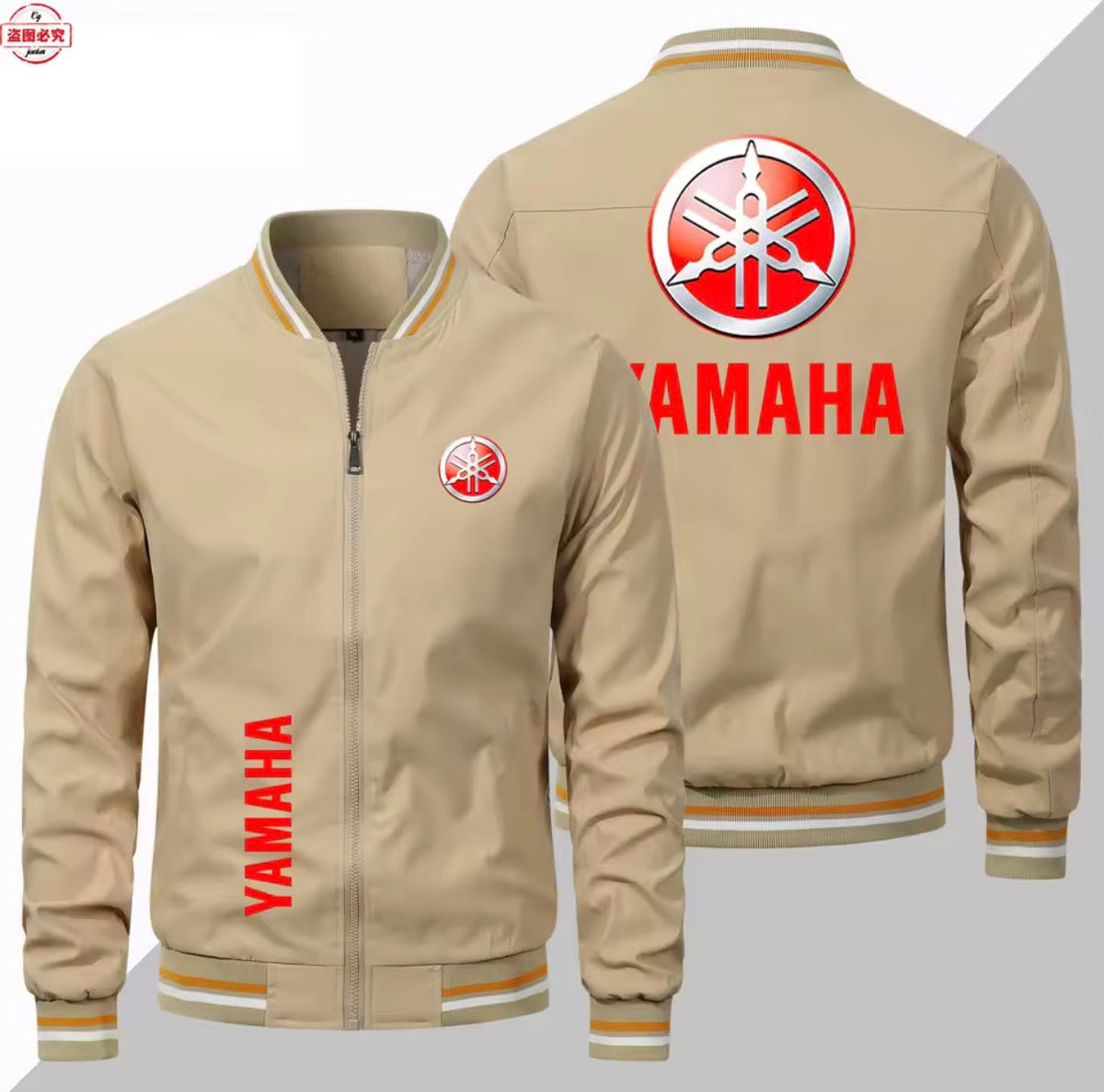 Yamaha Men's Lightweight Windproof Cycling and Outdoor Jacket