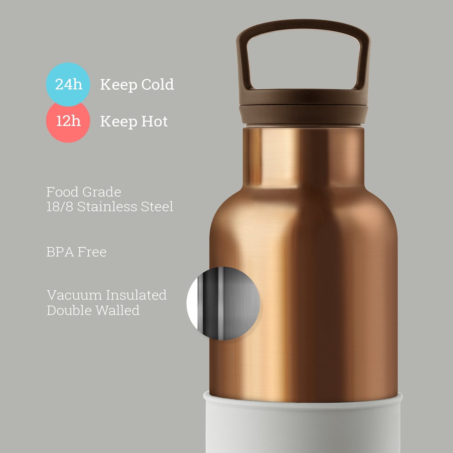Bronze Gold-Cloudy Grey 20 Oz