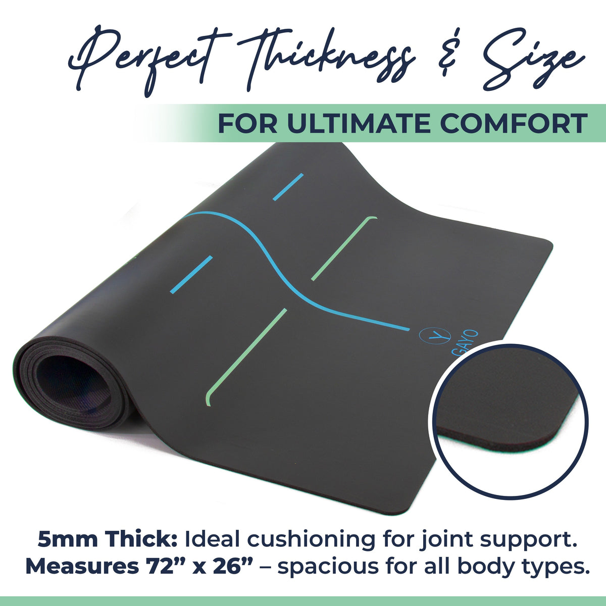 Eco Balance Yoga Mat- 5mm