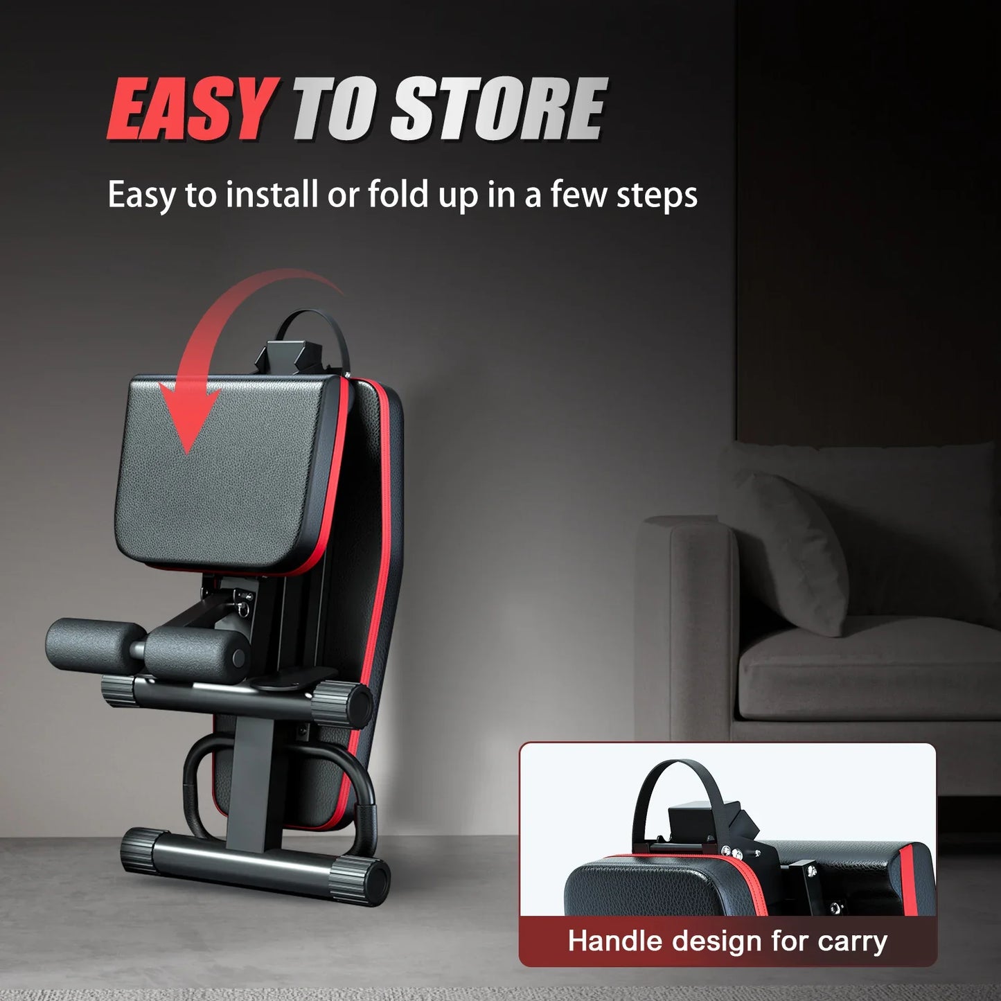 Foldable 14-in-1 Pre-Assembled Dumbbell Bench for Full Body Workout