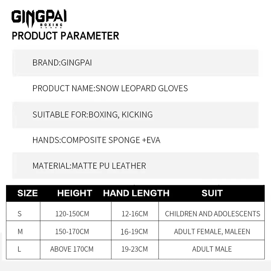 MMA Boxing Gloves Half Finger Training Equipment