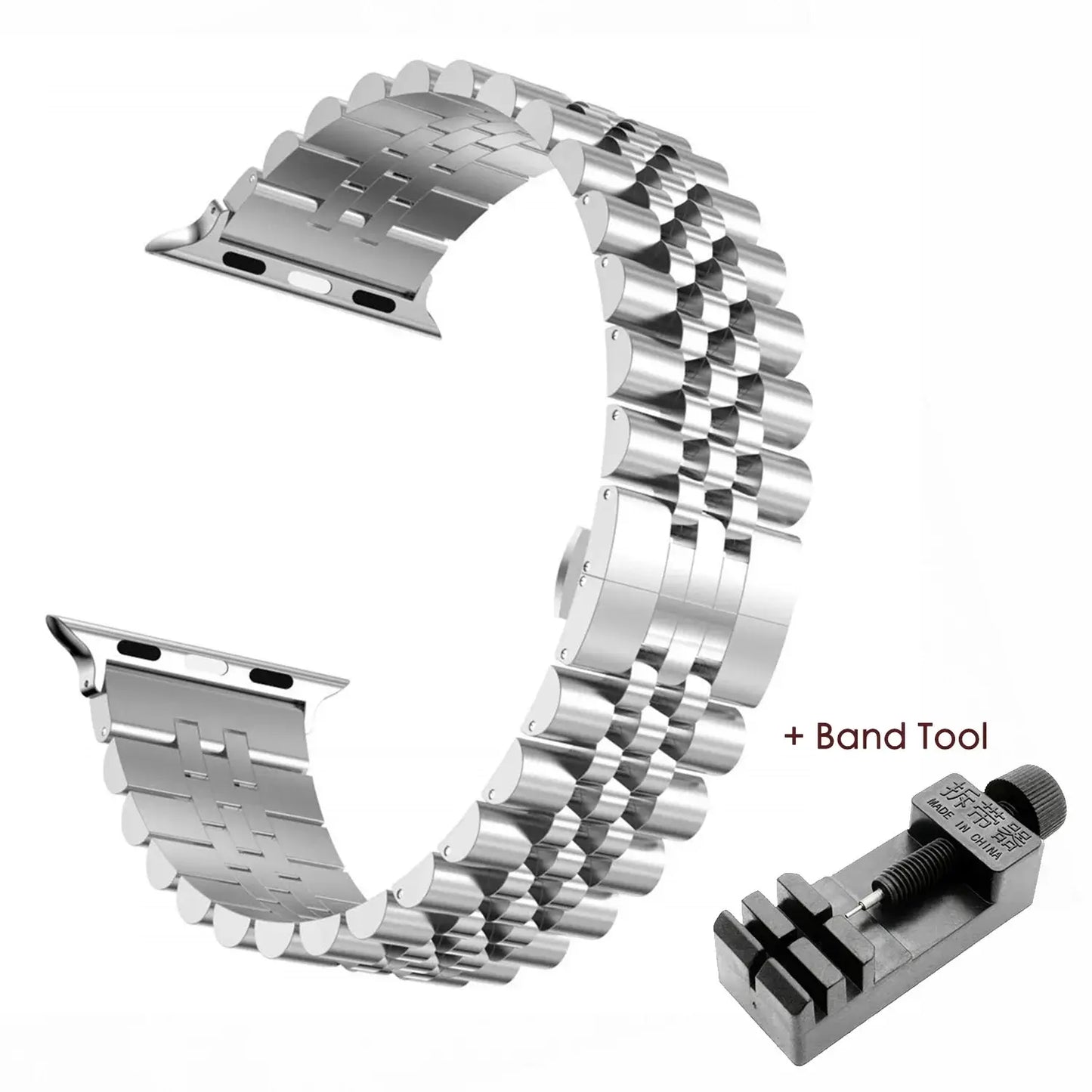 Apple Watch Stainless Steel Strap - Elegant Durable Design