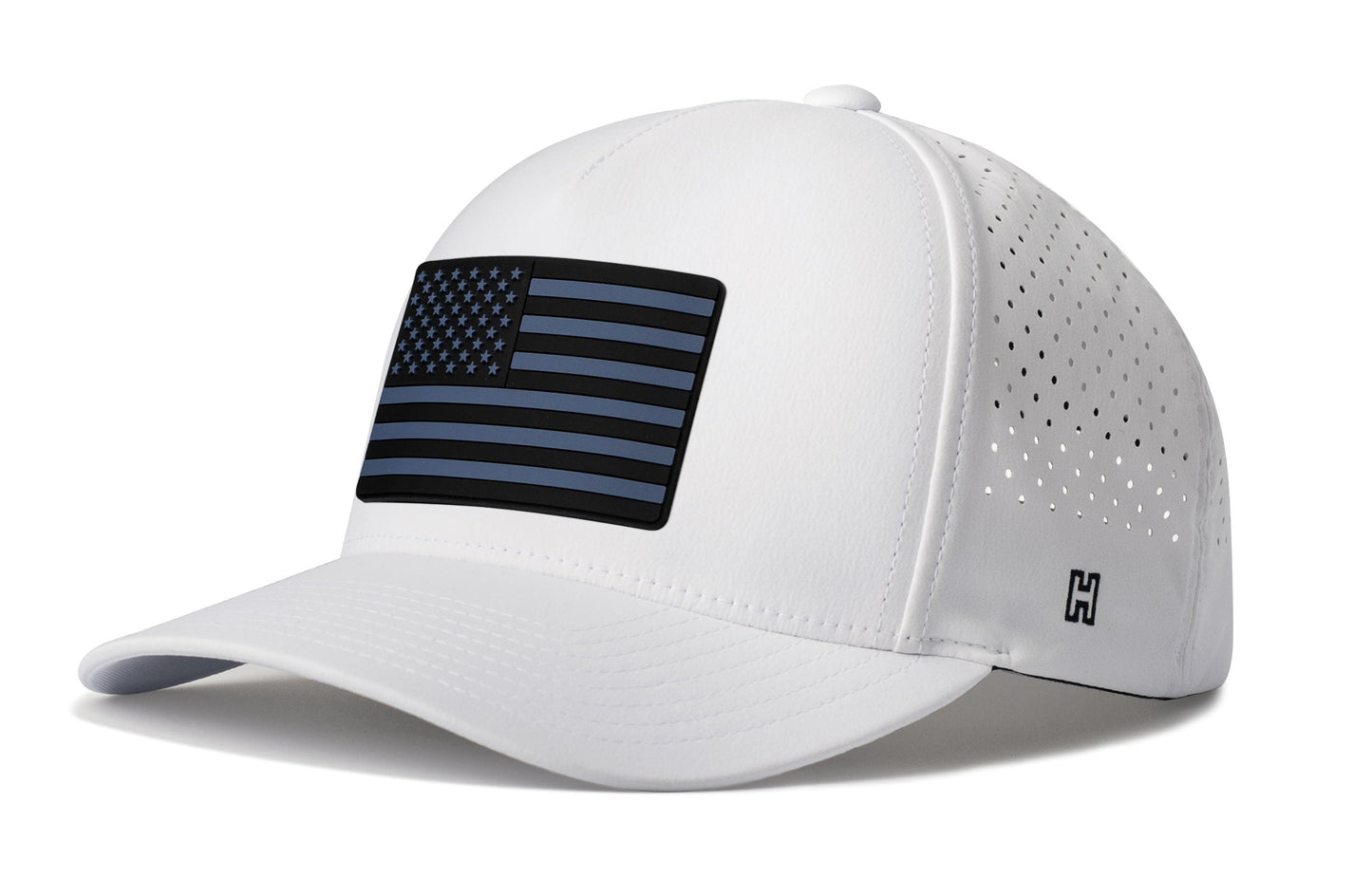 American Flag Performance 5-Panel Hat  |   Usa Tactical Flexfit® Snapback