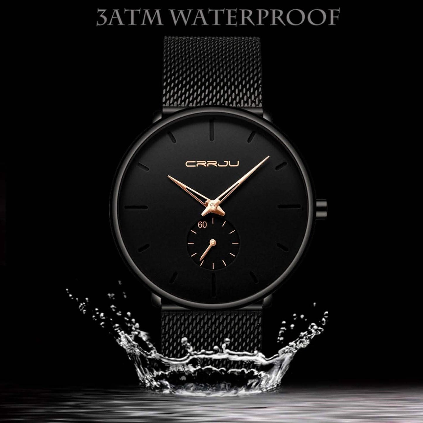 Men's Ultra-Thin Minimalist Waterproof Fashion Wrist Watch