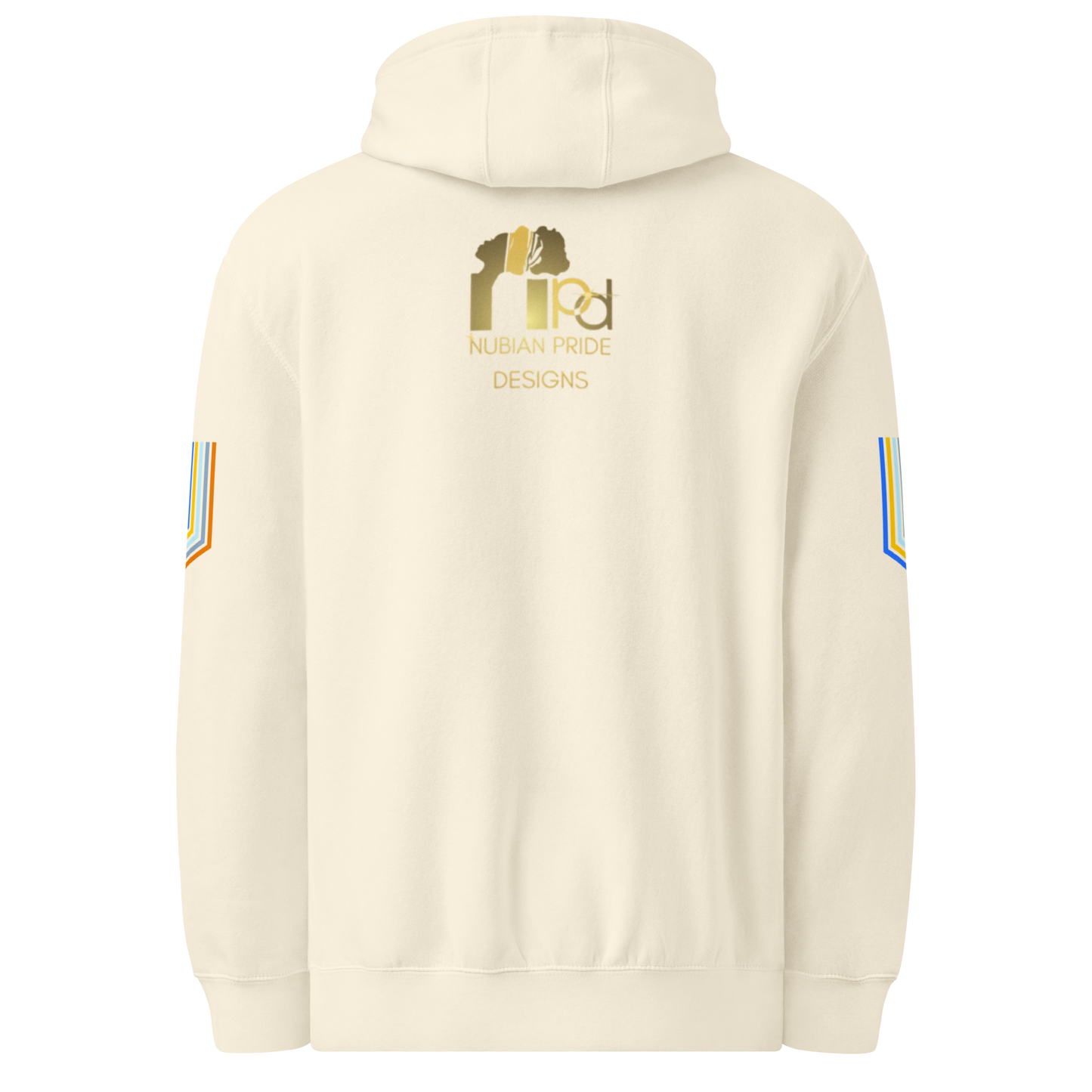 The Adidas Fleece Unisex Hoodie with Tribal Print & African Print Logo