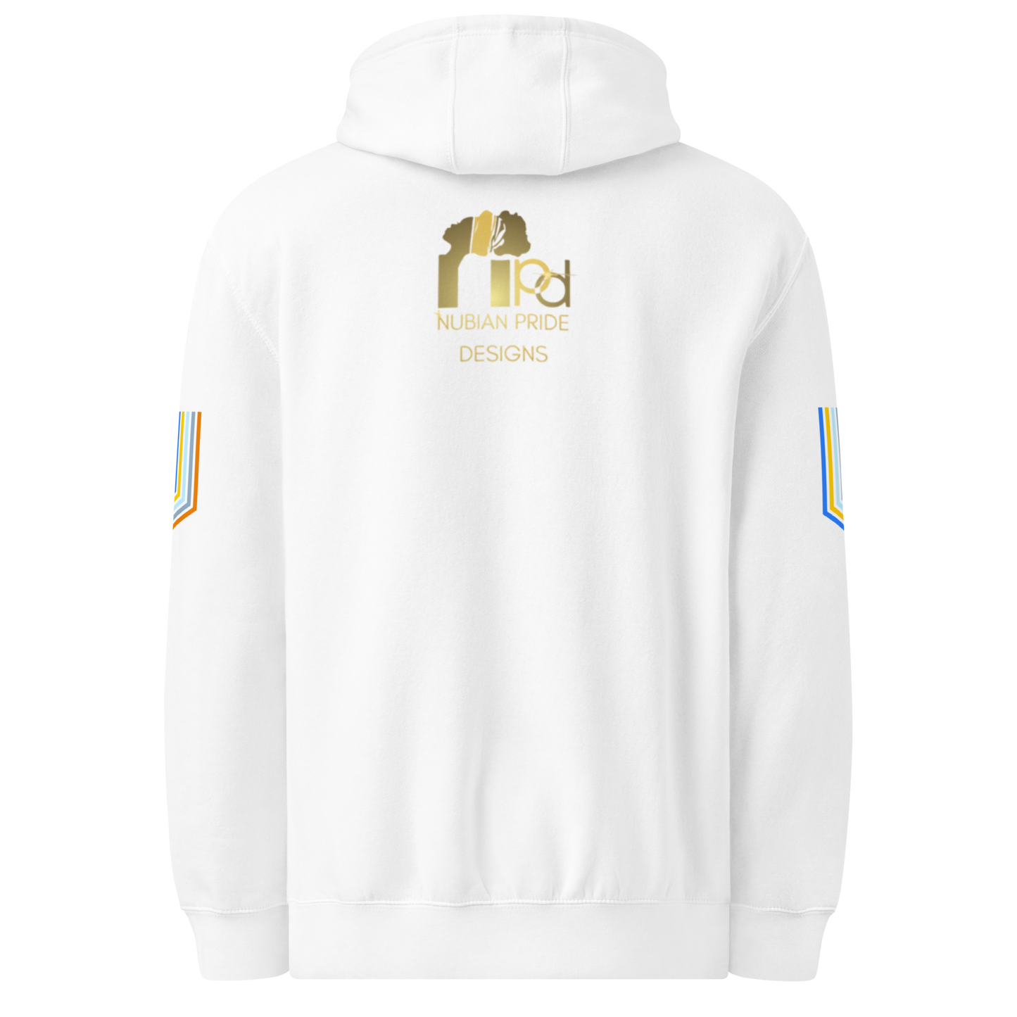 The Adidas Fleece Unisex Hoodie with Tribal Print & African Print Logo
